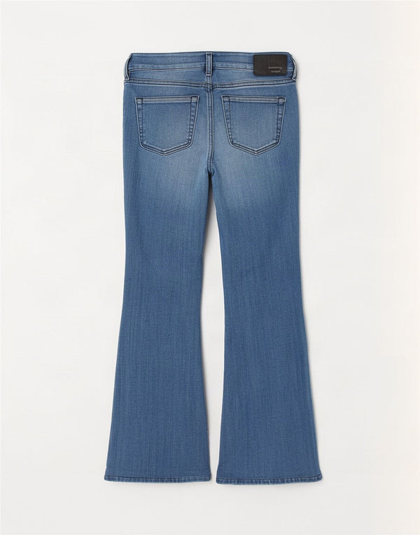 Diesel γυναικείο τζιν με φλάντζα W26 L30 μπλε βαμβακερό