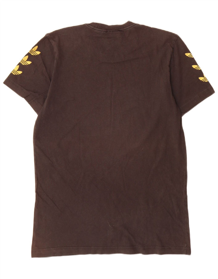 Ανδρικό γραφικό T-Shirt Adidas Top Medium Μαύρο
