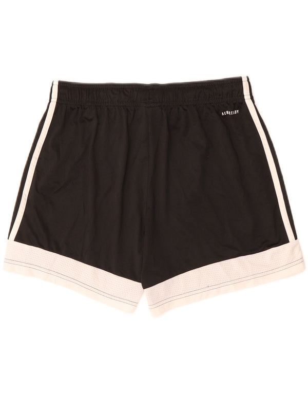 Adidas Γυναικείο Aeroready αθλητικό σορτς UK 16/18 μεγάλο μαύρο χρώμα