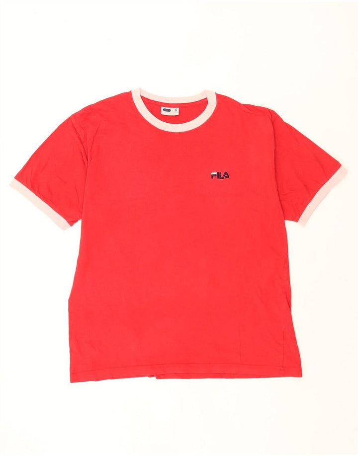 Ανδρικό T-Shirt Fila Top μεγάλο κόκκινο