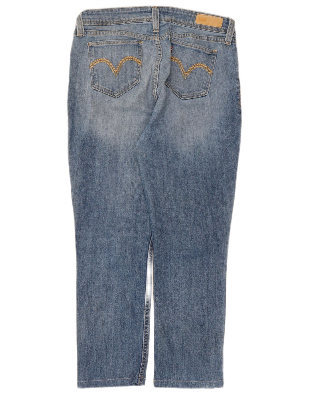 Γυναικείο τζιν Levi's Bold Curve Cropped W32 L24 Μπλε βαμβακερό