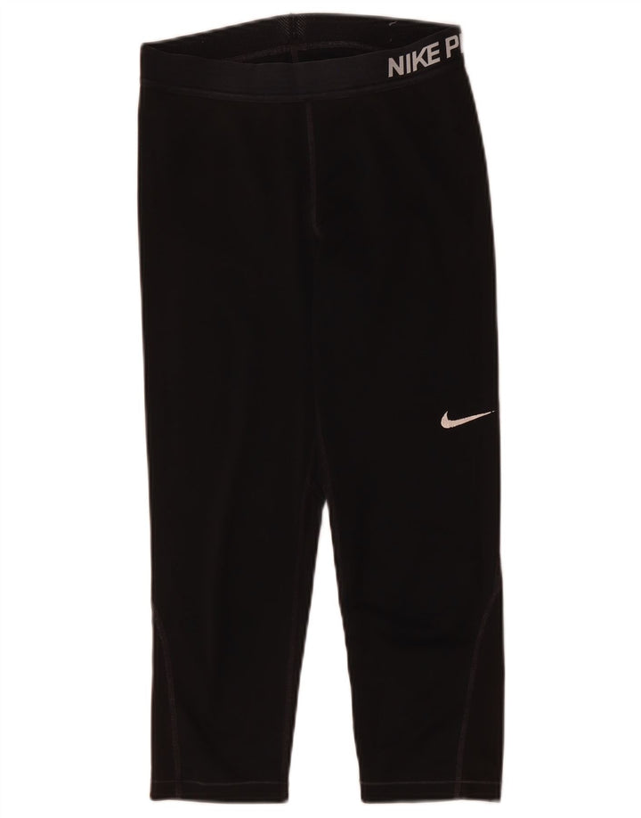 Γυναικεία γραφικά κολάν Capri Nike UK 12 Medium Black