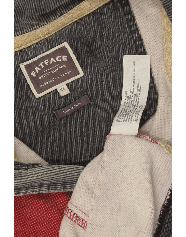 Ανδρικό φούτερ με λαιμόκοψη με φερμουάρ Face Jumper XL Κόκκινο βαμβακερό