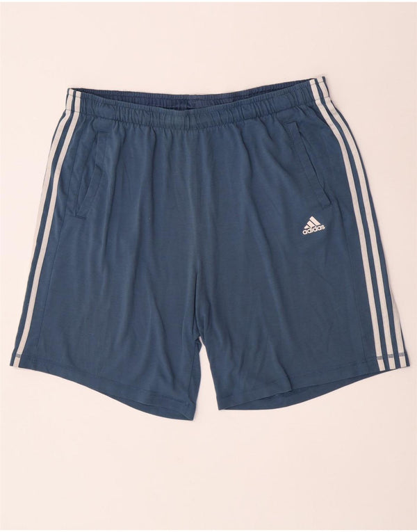 Ανδρικό αθλητικό σορτς Adidas Climalite 2XL Blue Polyester