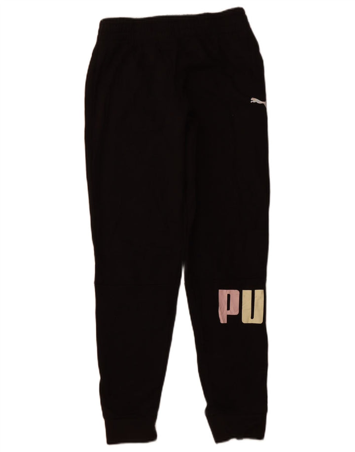 PUMA Girls Graphic αθλητική φόρμα παντελόνι Joggers 15-16 ετών XL Μαύρο