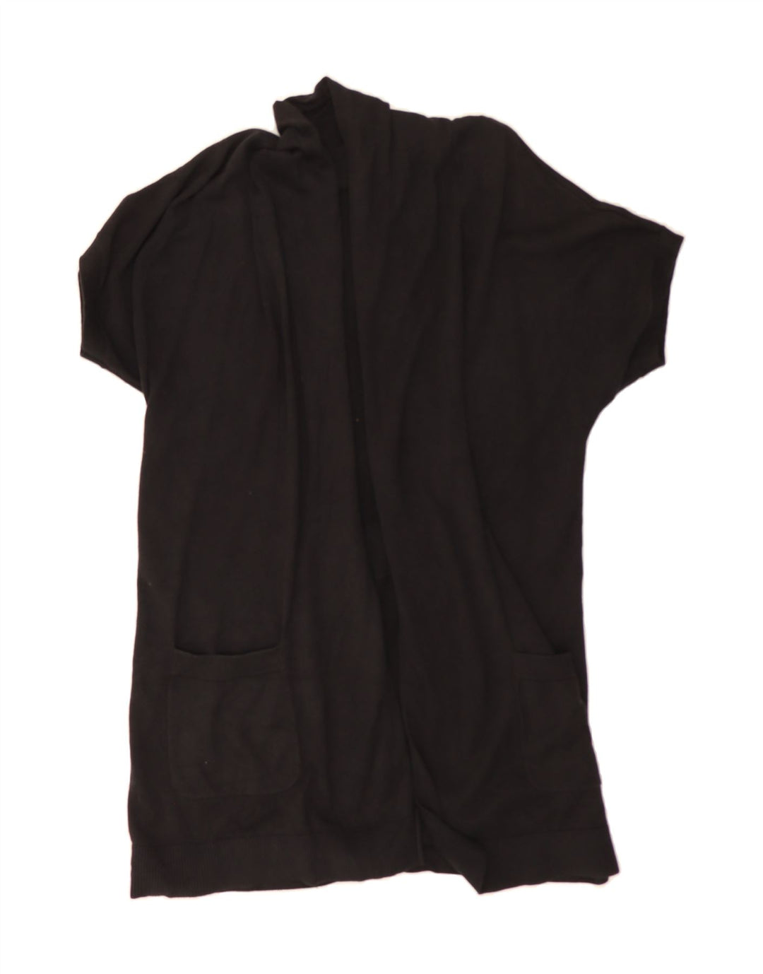 MICHAEL KORS Womens Longline Cardigan Sweater UK 14 Medium Black Vintage Michael Kors and Second-Hand Michael Kors from Messina Hembry 