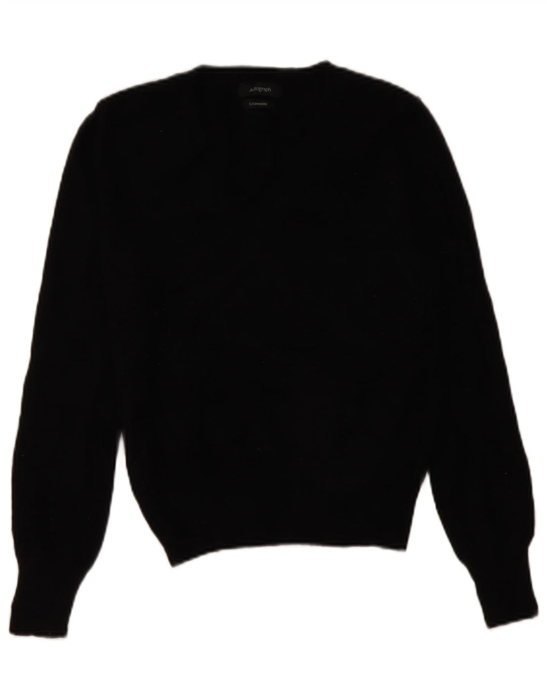 Marks & Spencer Γυναικείο Autograph Crew Neck Jumper πουλόβερ UK 8 Small Black