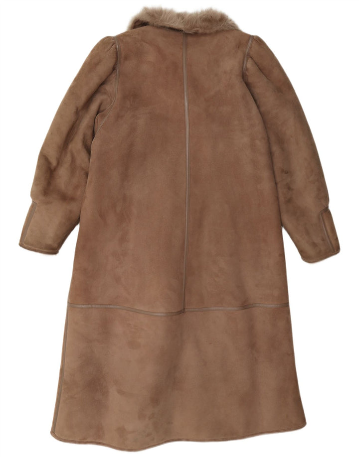 Vintage Γυναικείο Παλτό Shearling IT 42 Μεσαίο Καφέ