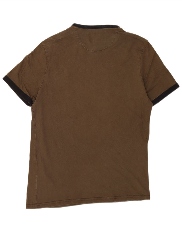 Ανδρικό T-Shirt Lyle & Scott Top Medium Khaki Cotton
