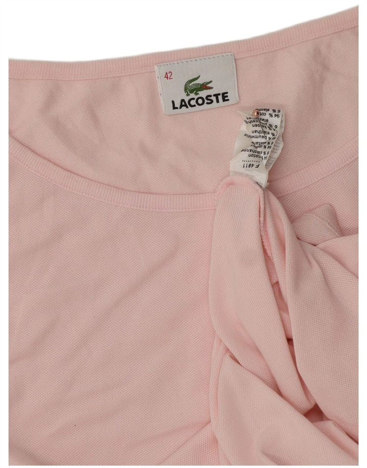 Γυναικείο Γιλέκο LACOSTE Top Size 42 Μεγάλο Ροζ Βαμβακερό