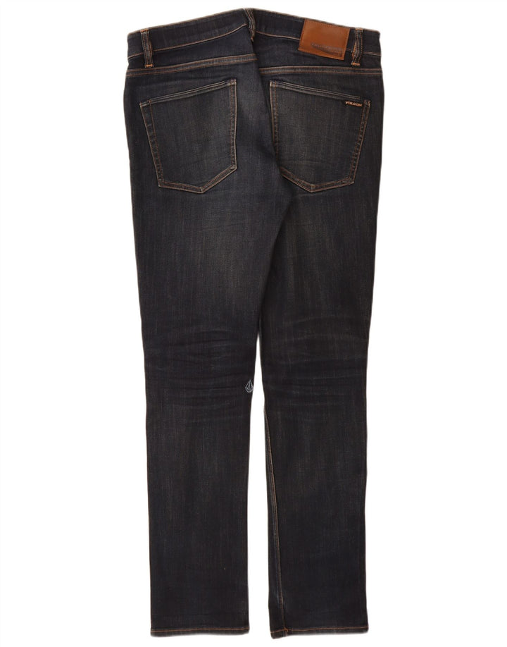 Volcom Γυναικεία Skinny Jeans W32 L31 Navy Blue Cotton