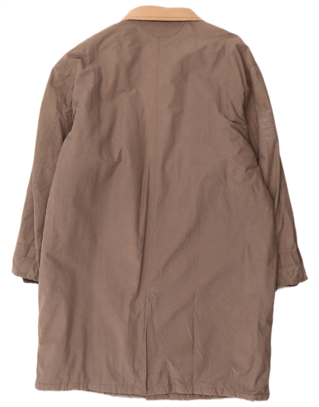 Vintage Ανδρικό παλτό UK 42 XL Γκρι βαμβακερό