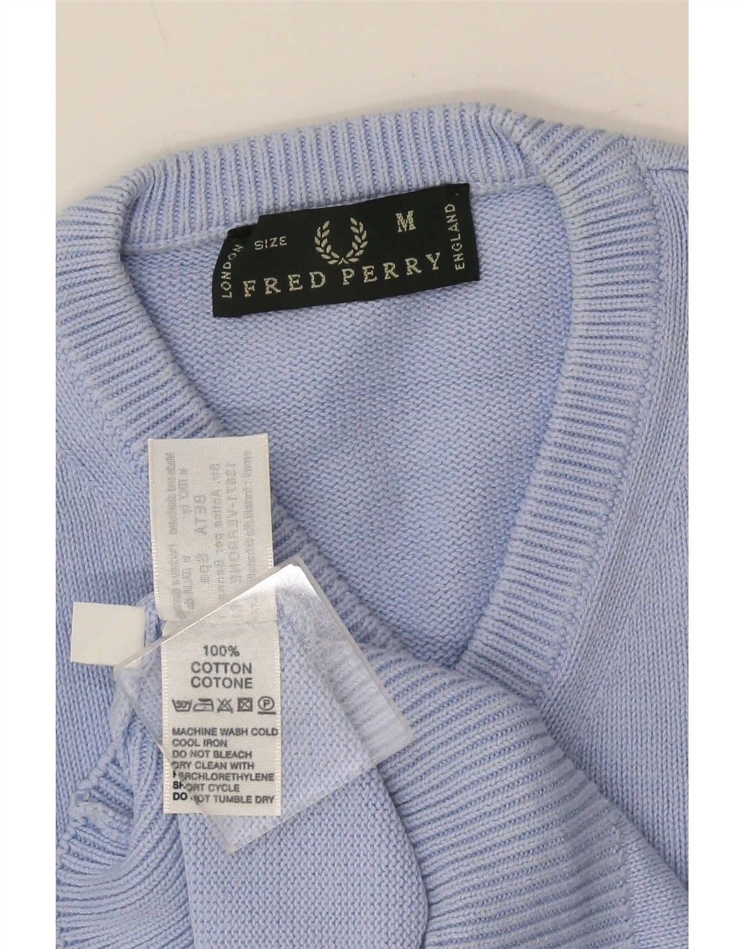 Fred Perry ανδρικό γιλέκο Tank Top Μεσαίο μπλε βαμβακερό