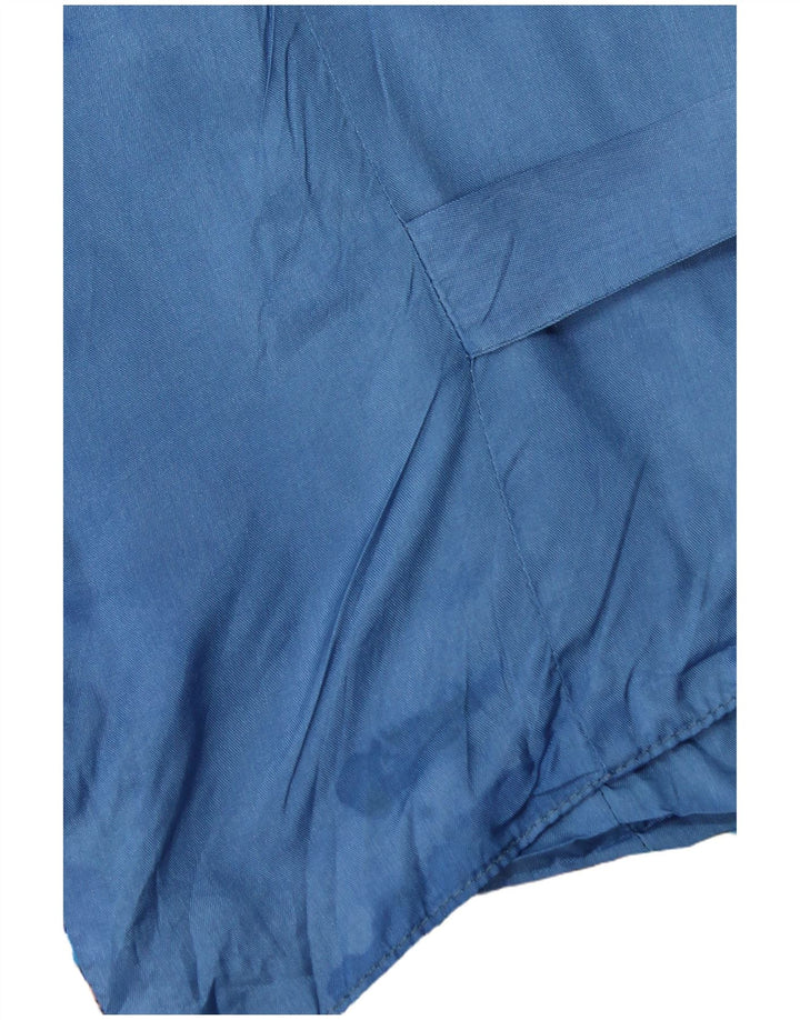 Vintage Ανδρικό Γιλέκο Μικρό Μπλε Φλοράλ