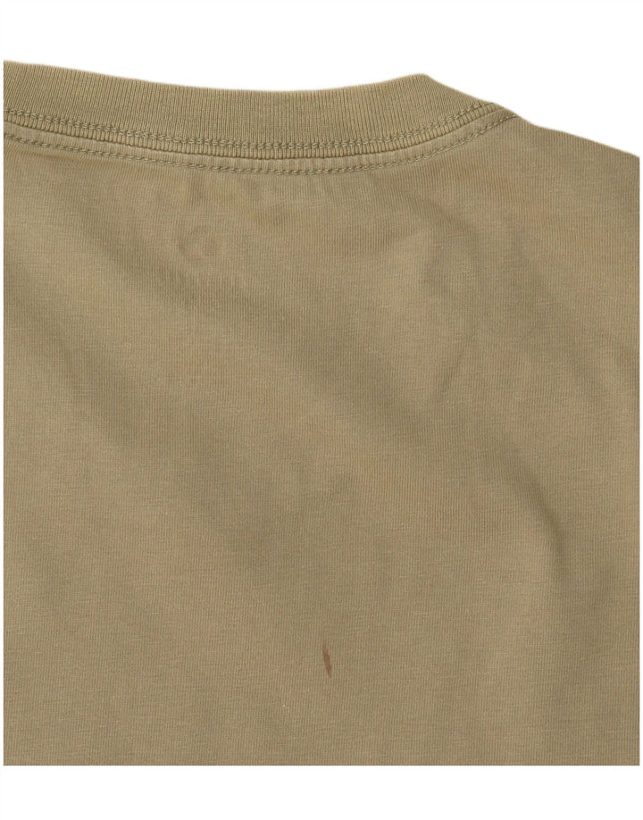 Ανδρικό γραφικό T-Shirt Converse Top Medium Khaki Βαμβακερό