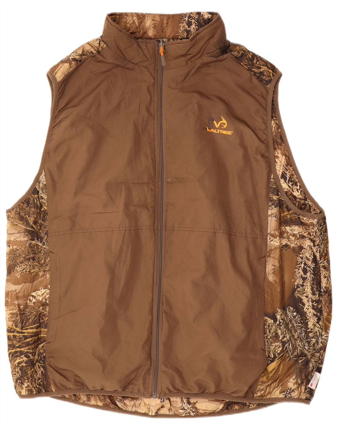 REALTREE Ανδρικά Reversible Gilet IT 54/56 3XL καφέ καμουφλάζ πολυεστέρας