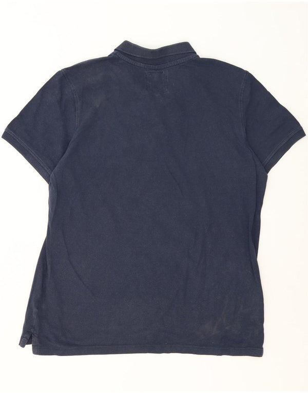 Crew Clothing Ανδρικό πουκάμισο πόλο XL Navy Blue Cotton