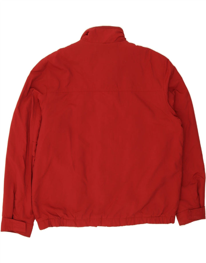 EDDIE BAUER Mens Bomber Jacket UK 40 Large Red Nylon Vintage Eddie Bauer and Second-Hand Eddie Bauer from Messina Hembry 