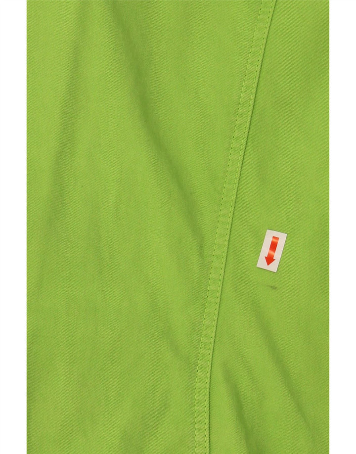 VINTAGE Womens Shirt UK 10 Small Green Cotton Vintage Vintage and Second-Hand Vintage from Messina Hembry 