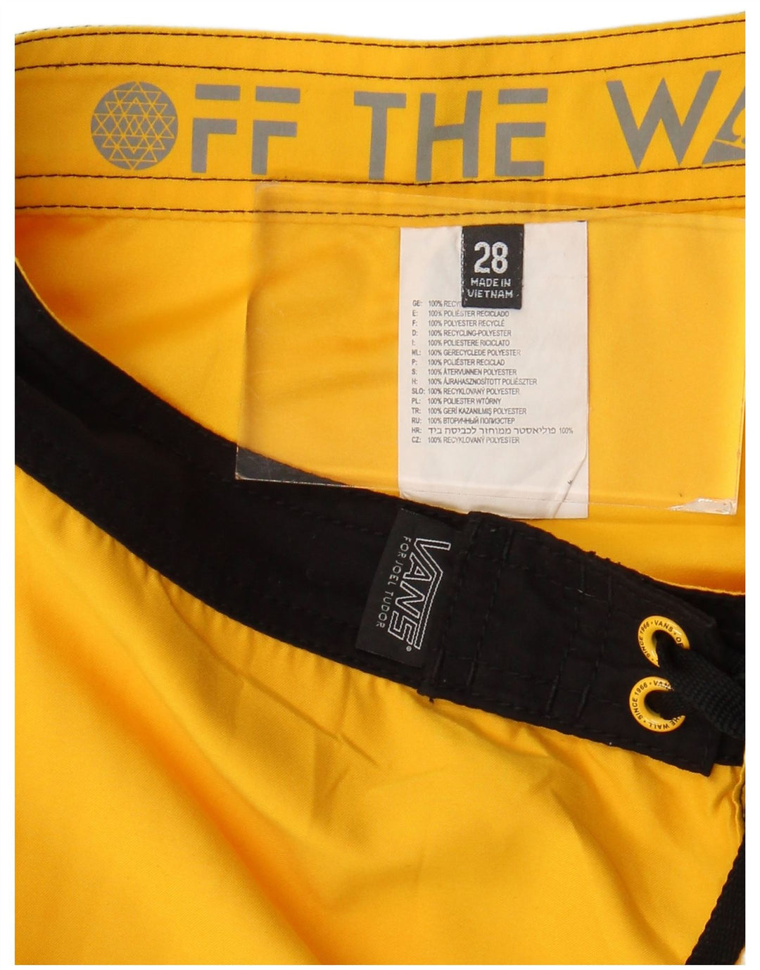 Ανδρικό σορτς κολύμβησης Vans Μικρό κίτρινο πολύχρωμο πολυεστέρα