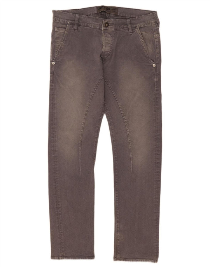 Rifle Ανδρικό Slim Jeans W32 L31 Γκρι βαμβακερό