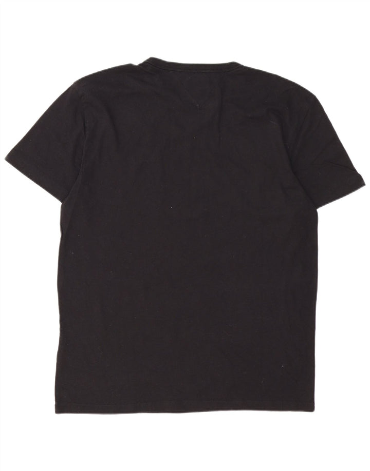 Ανδρικό T-Shirt Tommy Hilfiger Top Μεσαίο μαύρο βαμβακερό
