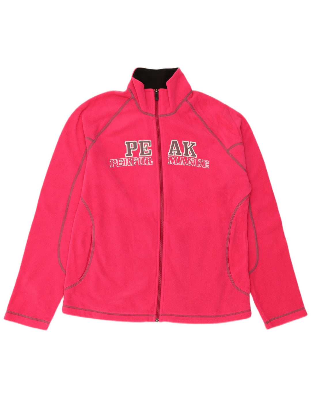 PEAK PERFORMANCE Γυναικείο graphic fleece jacket UK 18 XL Pink Polyester