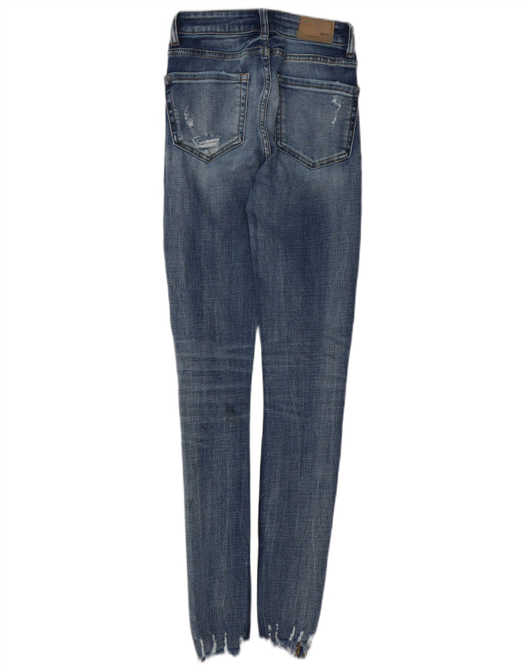 BKE Γυναικεία Billie Distressed Slim Fit Skinny Jeans W23 L29 Blue Cotton