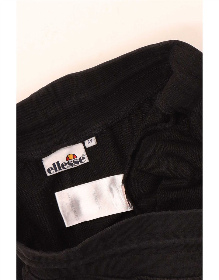 Ανδρική φόρμα Ellesse Παντελόνι Joggers Μεσαίο Μαύρο Βαμβακερό