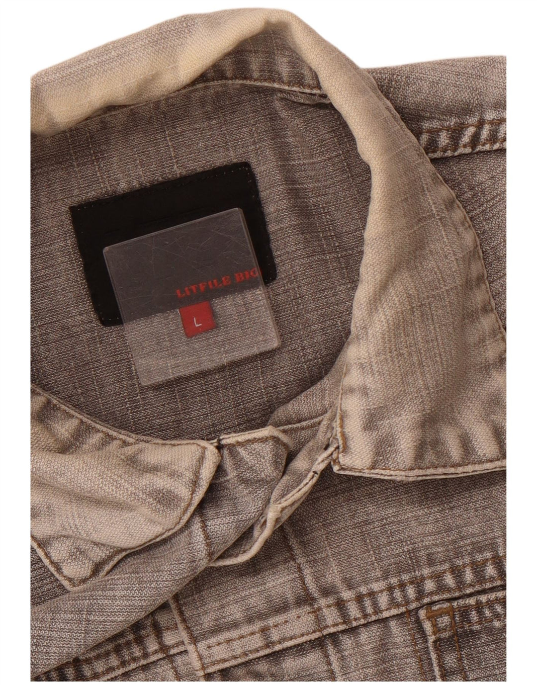 VINTAGE Ανδρικό Τζιν Μπουφάν UK 40 Large Grey