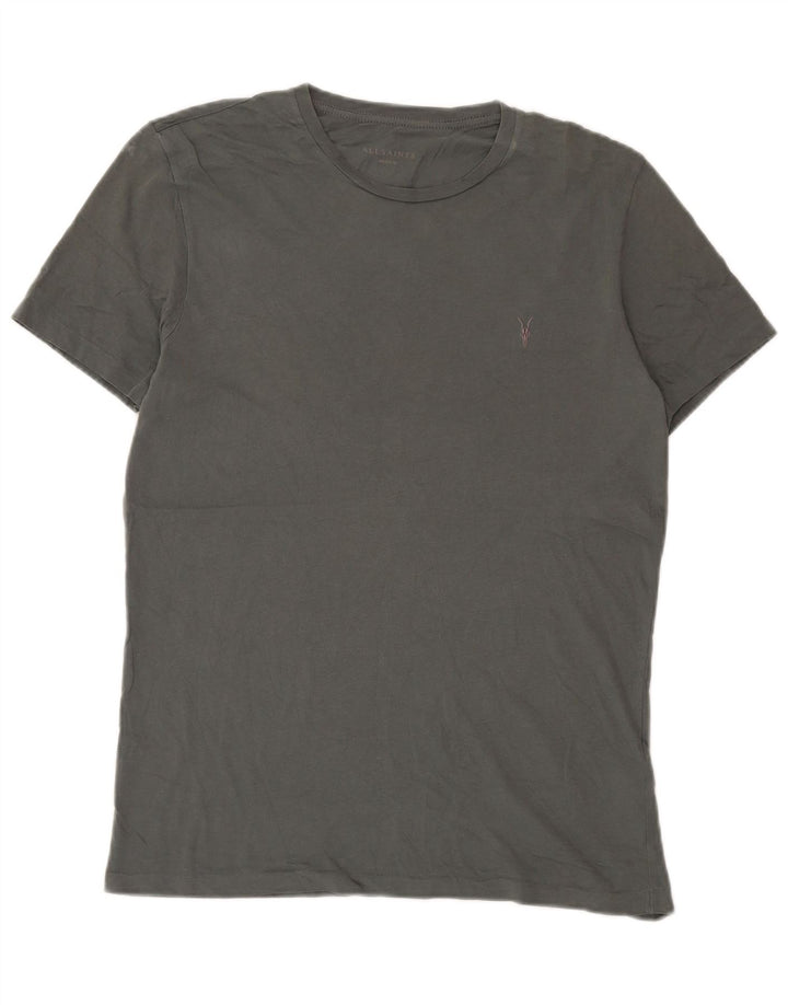 Ανδρικό T-Shirt All Saints Τοπ μεσαίο πράσινο βαμβακερό