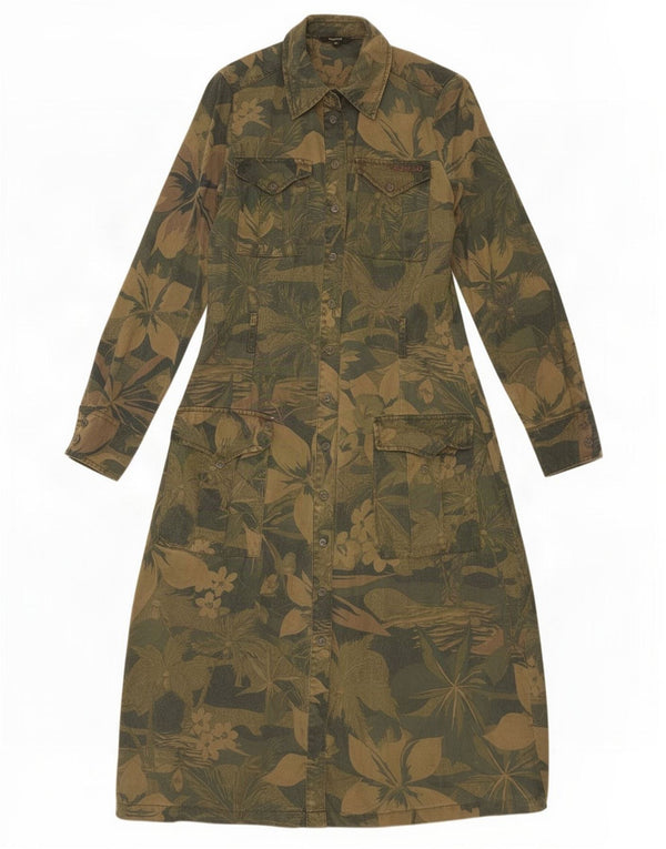 Desigual Γυναικείο φόρεμα EU 36 Small Khaki Floral