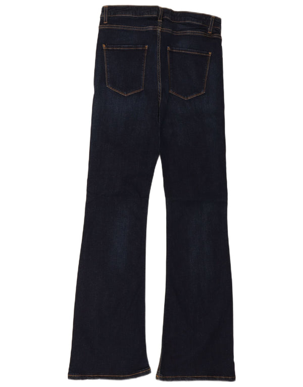 Zara Γυναικείο Slim Flared Jeans EU 40 Medium W30 L32 Navy Blue Cotton