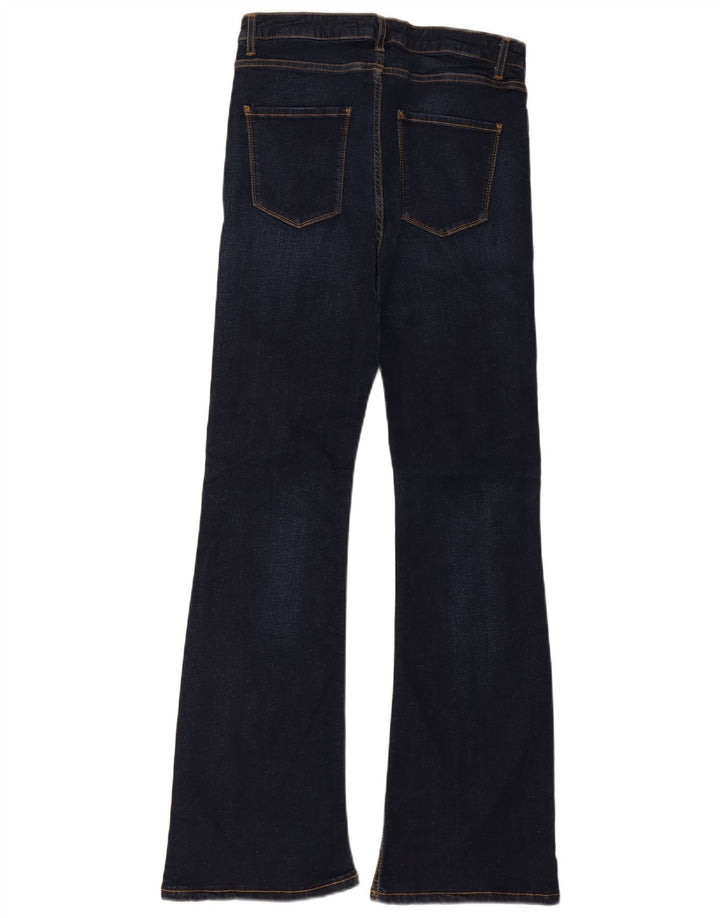 Zara Γυναικείο Slim Flared Jeans EU 40 Medium W30 L32 Navy Blue Cotton