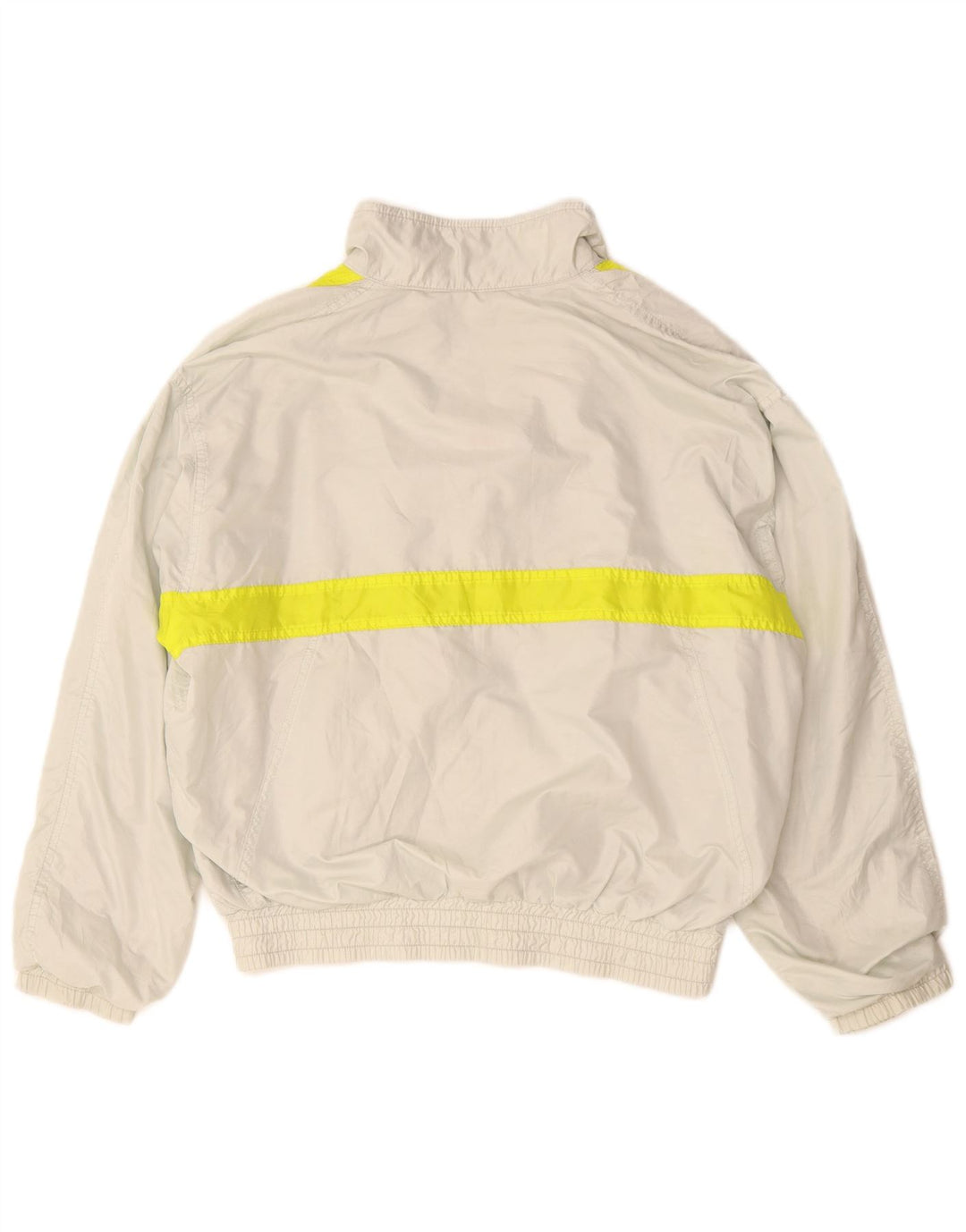 Vintage γυναικεία υπερμεγέθη αθλητική φόρμα Top Jacket UK 12 Medium Grey Colourblock