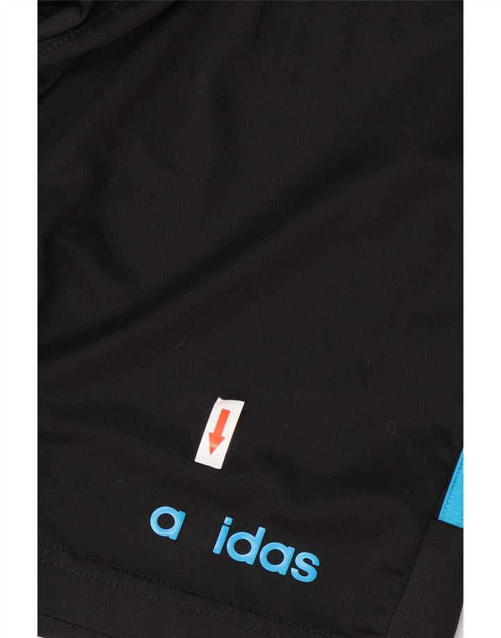 Ανδρικό σορτς Adidas Climalite από μεσαίο μαύρο πολυεστέρα