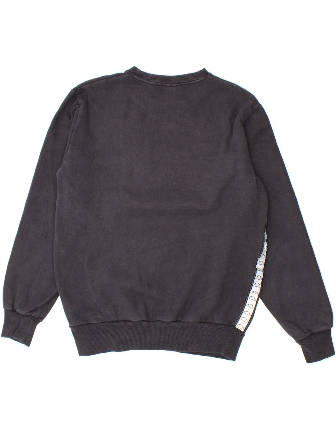 ELLESSE Womens Graphic Sweatshirt Jumper Large Black Cotton Vintage Ellesse and Second-Hand Ellesse from Messina Hembry 