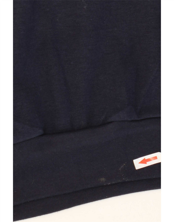 Ανδρικό γραφικό φούτερ Kappa Jumper Small Navy Blue Polyester