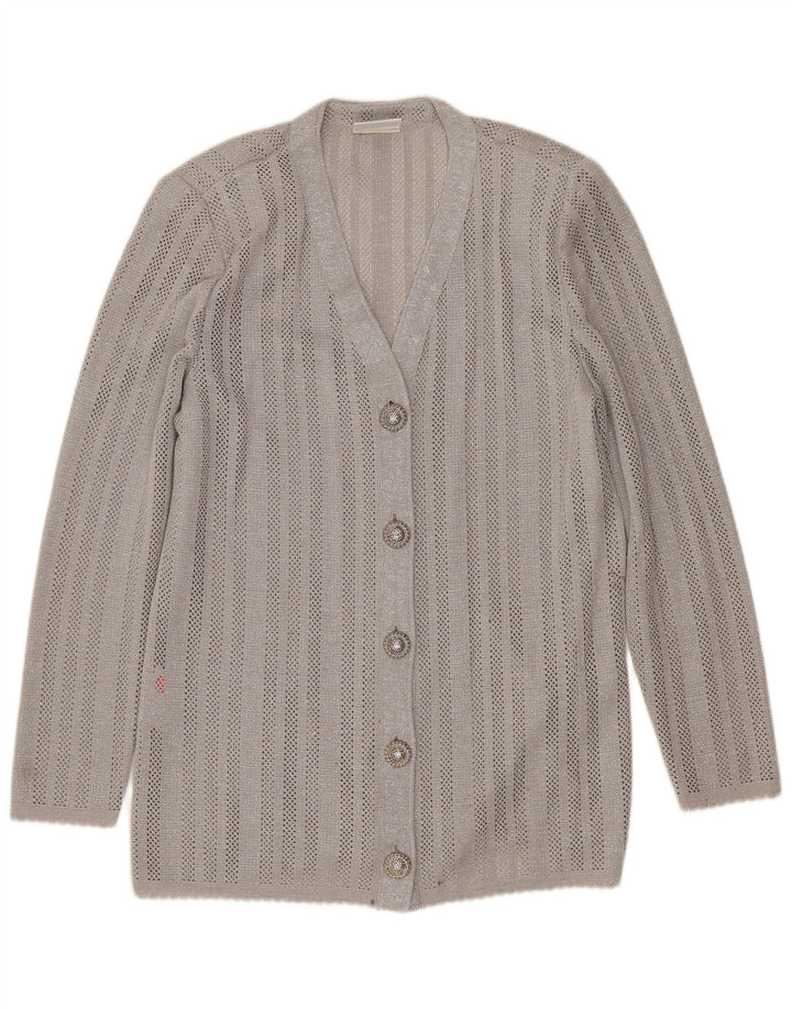 Γυναικεία ζακέτα LIOLA UK 12 μεσαία γκρι βισκόζη