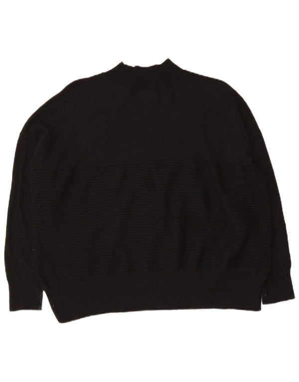 Superdry γυναικείο πουλόβερ με λαιμόκοψη χελώνας UK 10 μικρό μαύρο