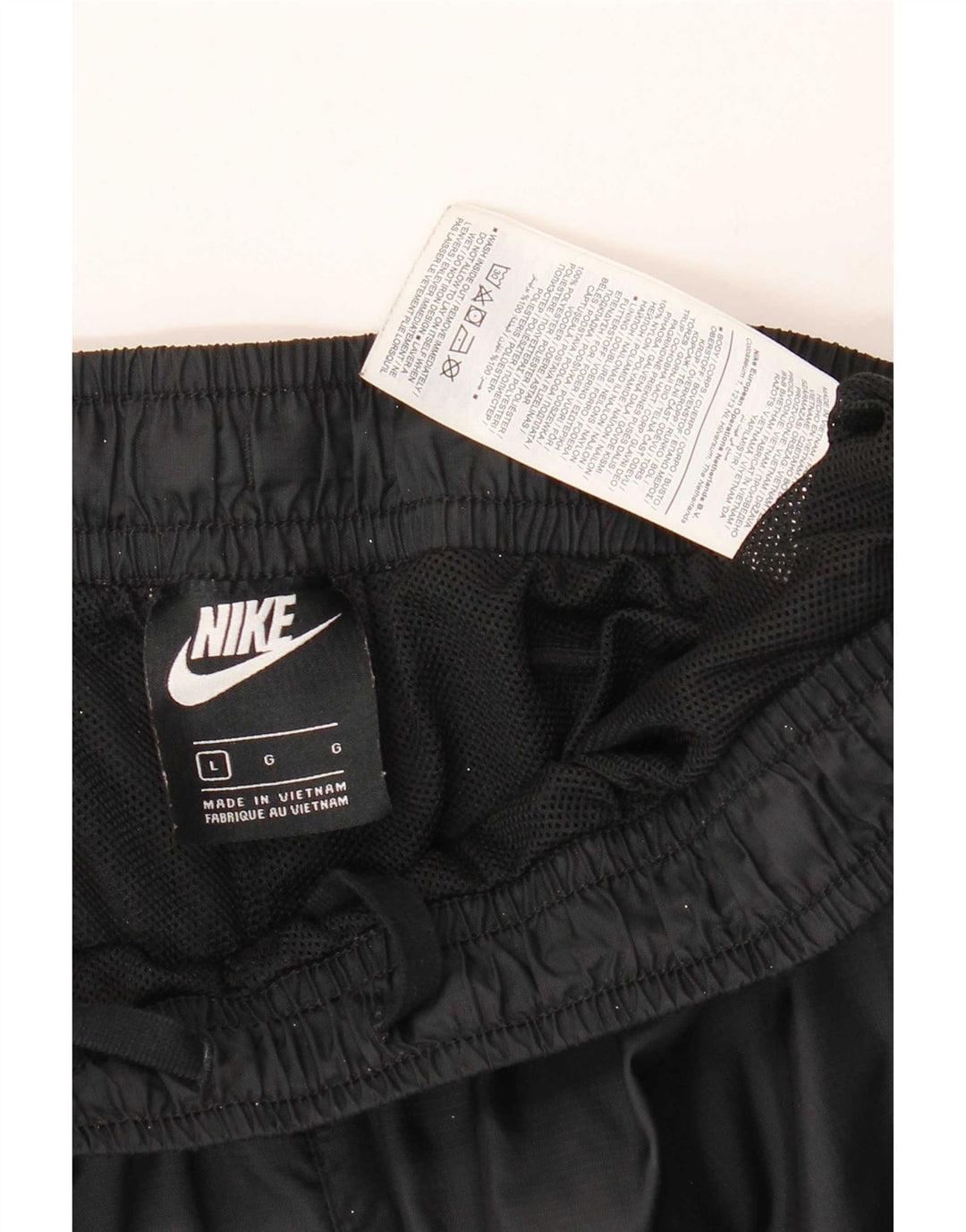 Ανδρική φόρμα Nike Παντελόνι μεγάλο μαύρο νάιλον