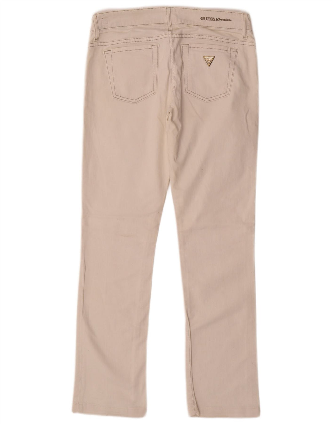 Guess Γυναικείο Stretch Slim Jeans W27 L28 Λευκό βαμβακερό