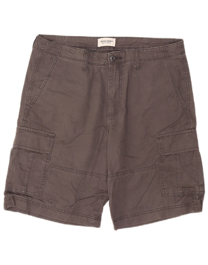 Jack & Jones Ανδρικό σορτς Cargo μεγάλο W36 Γκρι βαμβακερό