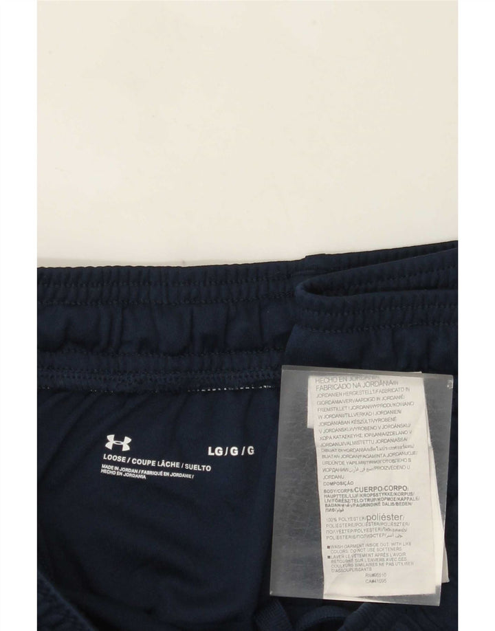 Ανδρικό γραφικό αθλητικό σορτς Under Armour Μεγάλο μπλε ναυτικό πολυεστέρα
