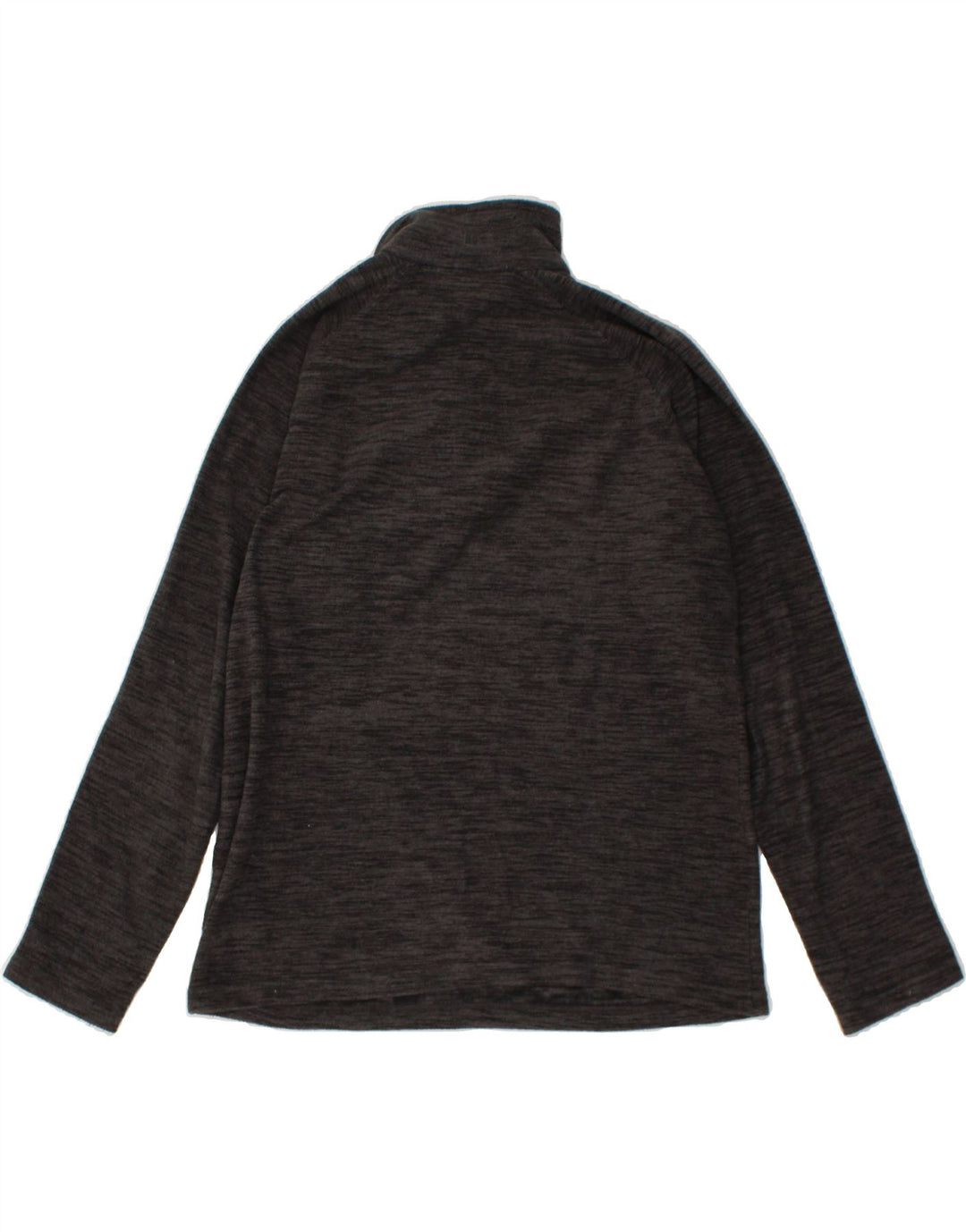 MOUNTAIN WAREHOUSE Mens Zip Neck Fleece Jumper Small Grey Flecked Vintage Mountain Warehouse and Second-Hand Mountain Warehouse from Messina Hembry 