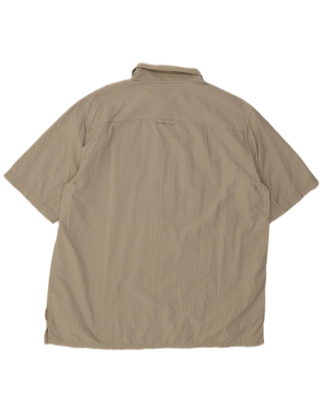 Ανδρικό κοντομάνικο πουκάμισο από τιτάνιο COLUMBIA XL Green Check Nylon