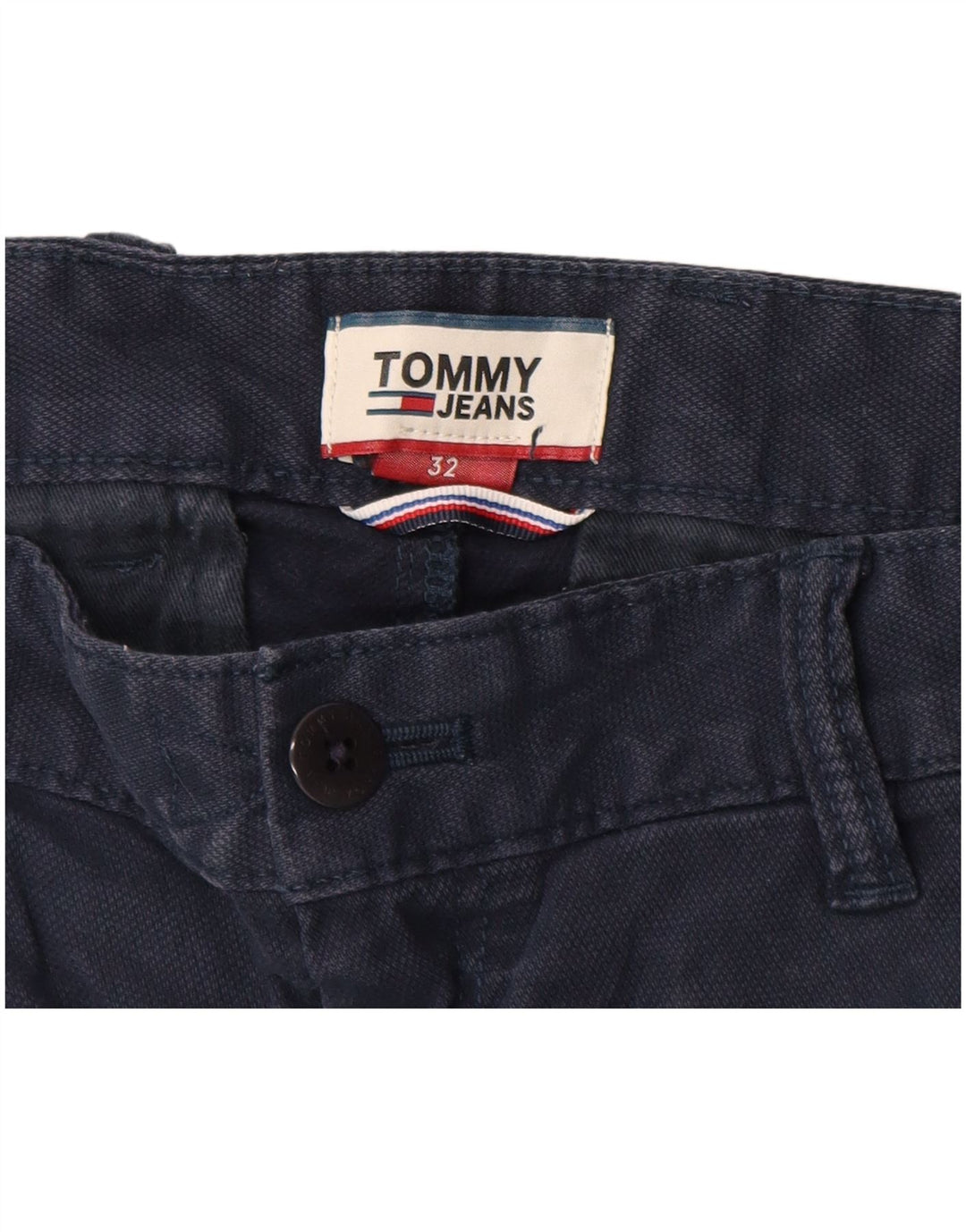 Ανδρικό σορτς Chino TOMMY HILFIGER W32 Βαμβακερό μεσαίο μπλε ναυτικό