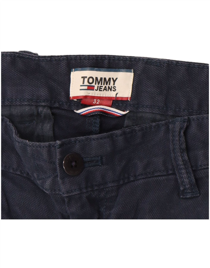 Ανδρικό σορτς Chino TOMMY HILFIGER W32 Βαμβακερό μεσαίο μπλε ναυτικό