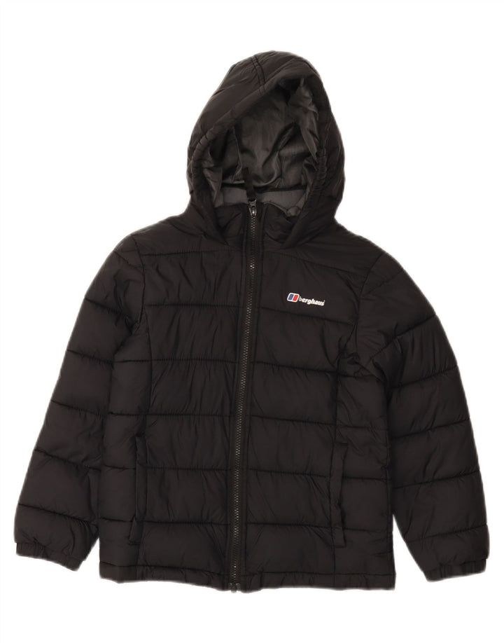 Μπουφάν BERGHAUS Boys Hooded padded Jacket 7-8 Years Black Polyamide