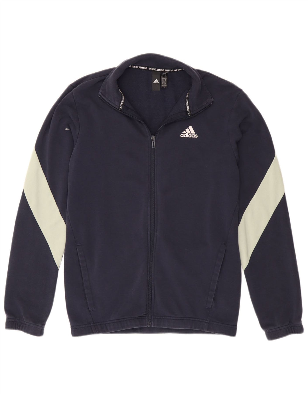 Ανδρική φόρμα Adidas Top Jacket Small Navy Blue Colourblock Βαμβακερό